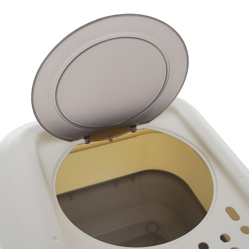 Elkanah PP Enclosed Litter Box with Scoop