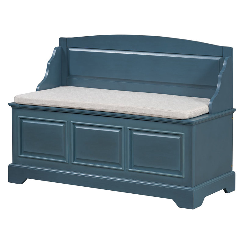 Baier Storage Bench, Antique Navy