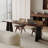 Dark walnut Rectangular Solid Wood desks-465240586