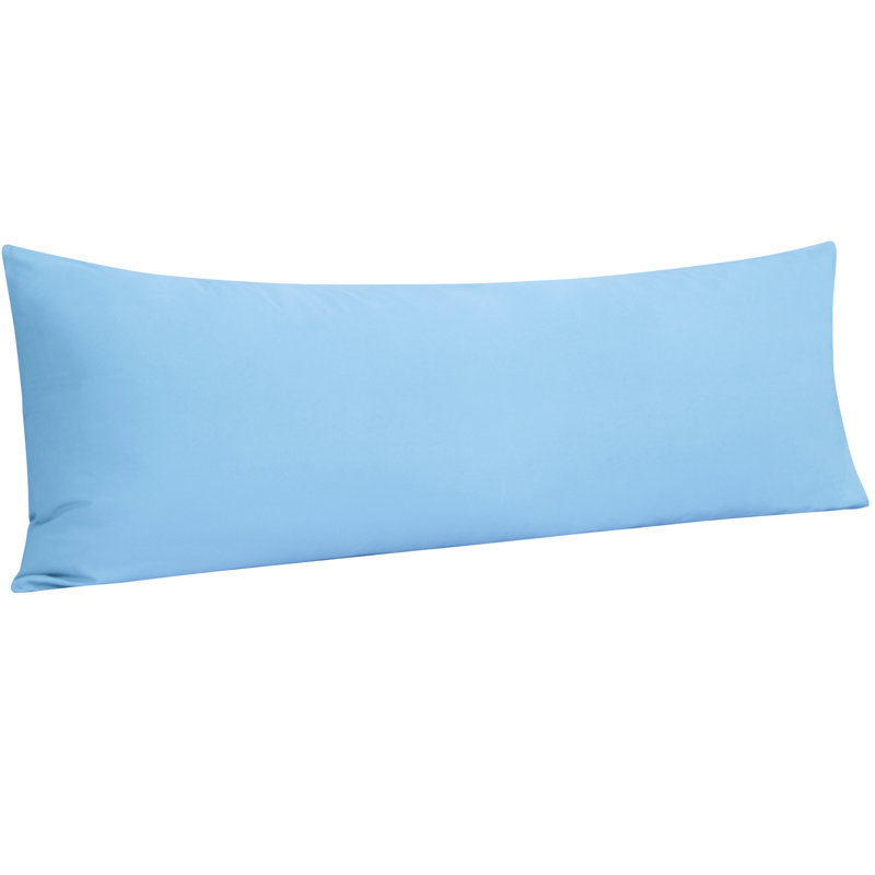 Body Pillow Cover, 1800 Brushed Microfiber Body Pillowcase with Envelope Closure - 20x54 Inches - NTBAY, Sky Blue, 1
