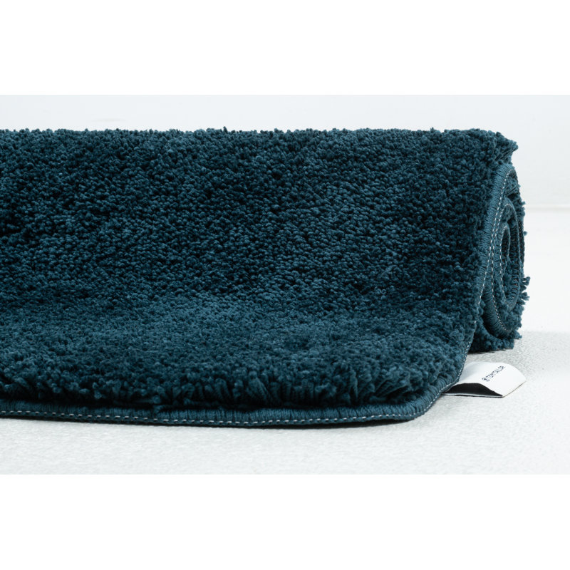 Rectangle Bath Rug, 70 x 120 cm, Petrol