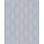 Geometric Hand-Knotted Wool Blue/Gray Area Rug