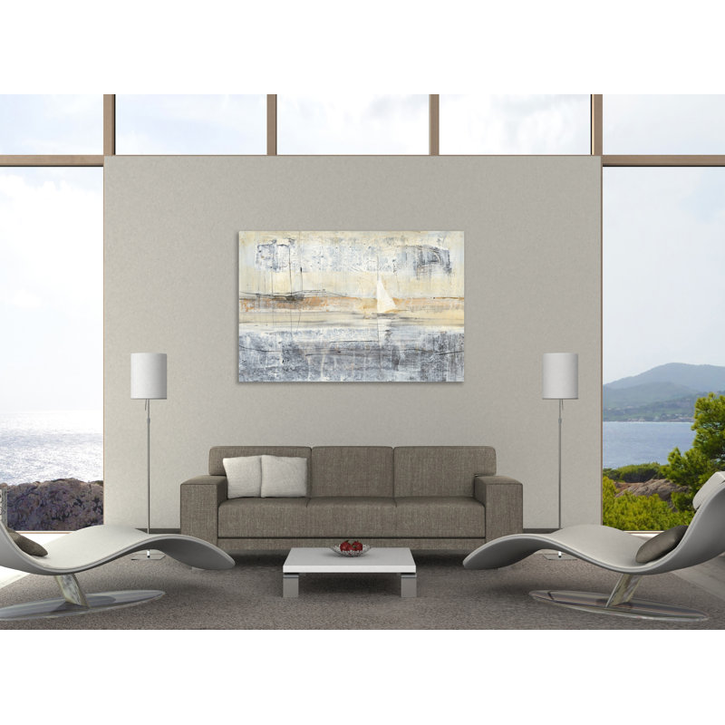 « gold coast », reproduction de peinture à l’acrylique sur toile tendue, H 28 po x l 42 po x P 1,5 po
