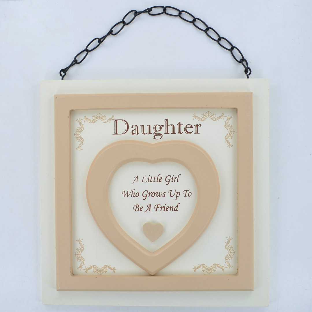Plaque Daughter Wall Décor