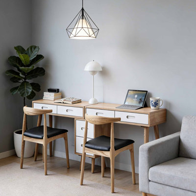 Bureau double de style européen