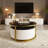 Modern Round Nesting Coffee Table With Drawer