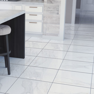 Ella Hill 17-3/4 In. X 17-3/4 In. Ceramic Floor And Wall Tile