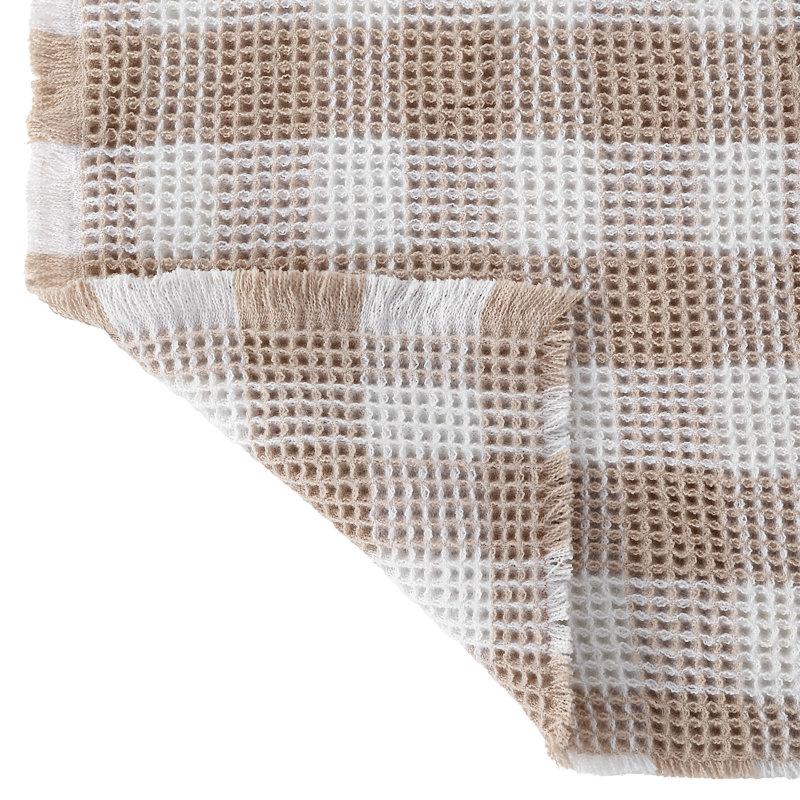 Tapis kaki / crème Sherbet Buffalo, L 24 po x L 48 po