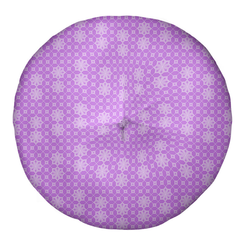 Coussin de sol Katelyn Elizabeth, 26 po x 26 po, Mauve