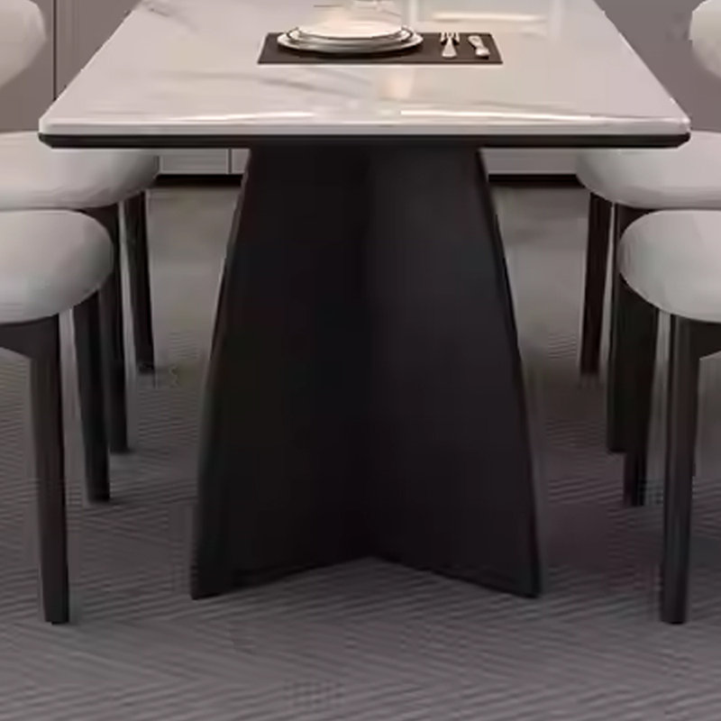 Ensemble de table de salle à manger Beautiful Atmosphere Rock, H 29,52 po x L 62,99 po x l 31,49 po