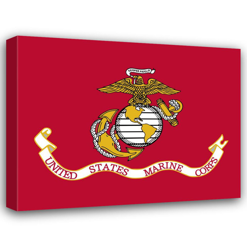 Corps de la marine des États-Unis, H 19 po x l 24 po