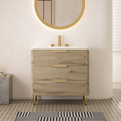 Meuble-lavabo de salle de bain 36 po avec lavabo AMara