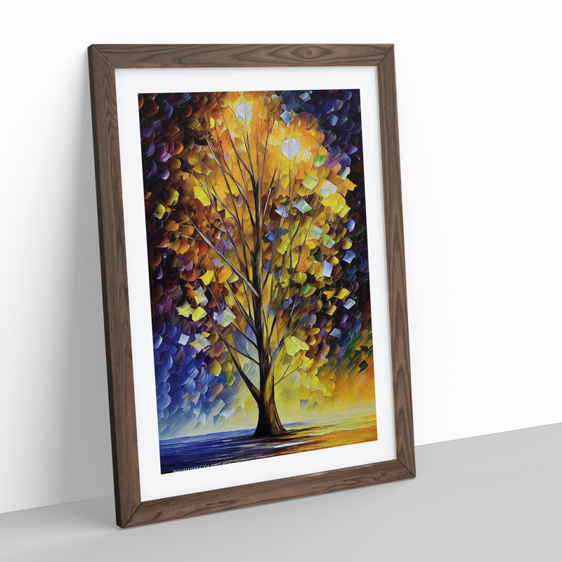 Portrait of a Tree No.5 - Framed Print, 64cm H x 46cm W x 2cm D, Walnut Framed