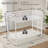Bunk Bed with Ladder and Guardrail
