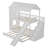 Brinckerhoff Twin Over Twin Standard Bunk Bed with Trundle by Harper Orchard-1460164915