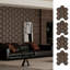 Panneau mural décoratif auto-adhésif à bords carrés 24 po x 29 po (paquet de 4)-117455220