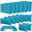 Ensemble de 14 coussins de remplacement de 14 pièces pour l'extérieur pour mobilier de patio (ensemble de 6 coussins, 6 dossiers, 2 coussins Coner SEULEMENT LES COUSSINS NON INCLUS)-1668425234