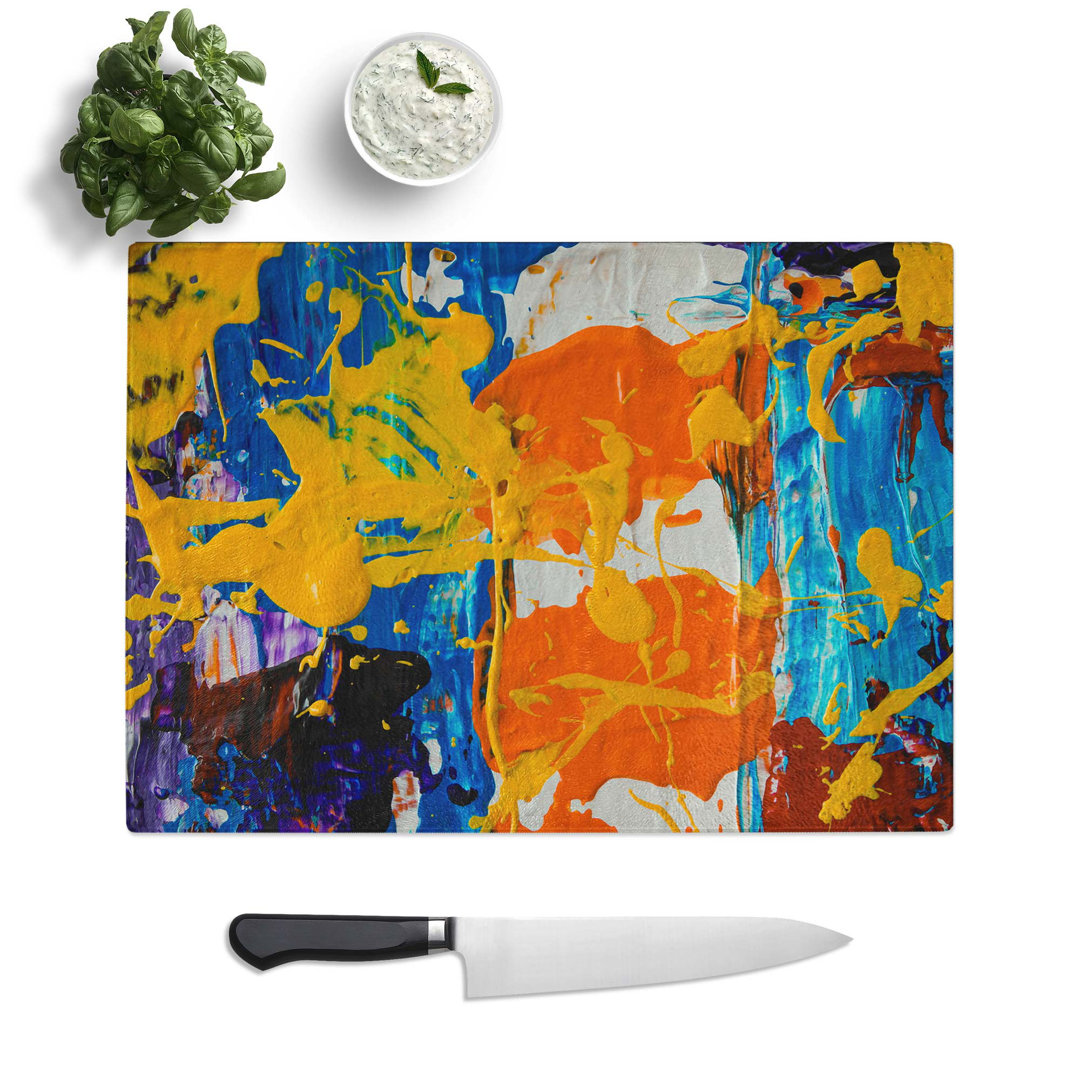 Tempered Glass Art Painting Vol.80 Chopping Board