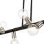 Lustre linéaire moderne à 8 lumières à intensité variable Brodhead-88580068
