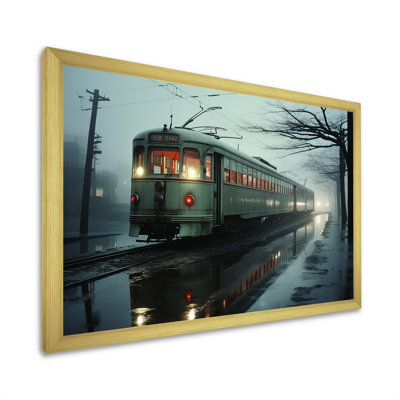 «Train Charm In Winter Photo II», reproduction sur toile