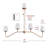 Maris 4 - Light Dimmable Linear Chandelier-483279997