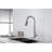 Single Handle Stainlesaucet With Pull Down Sprayer-117581144