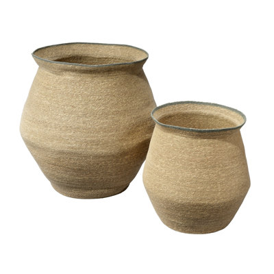 Jamie Young Company Cobra Seagrass Decorative Basket