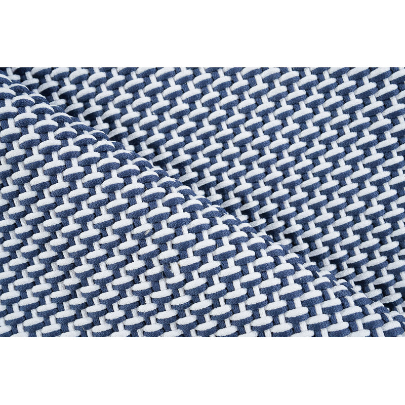 Harbor Area Rug, Rectangle 2' x 3', Blue/White