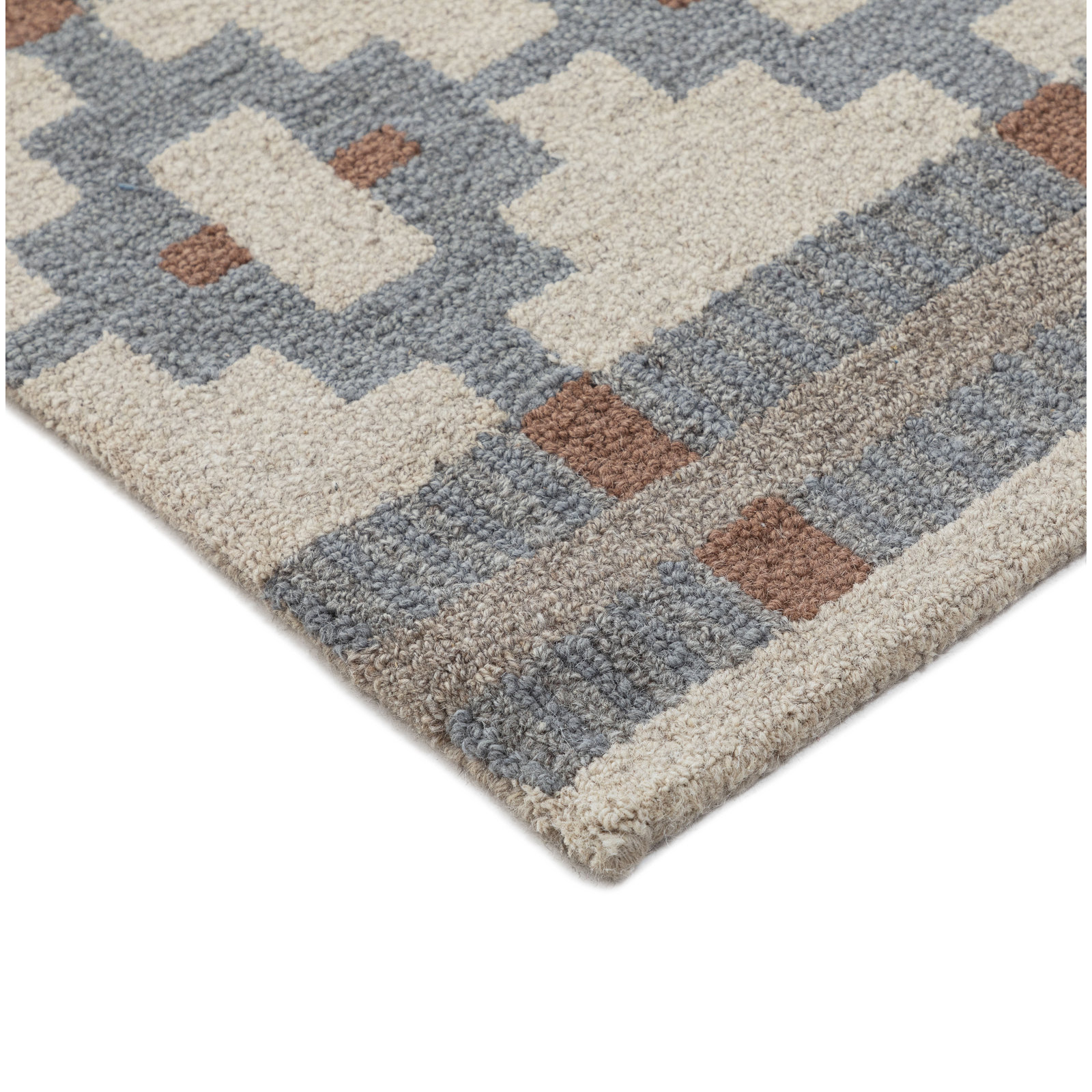 Elsey Hand Tufted Wool Rug, Runner 2'6" x 8'