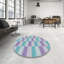 Tapis bleu / mauve Antranette-122752435