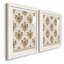 «Block Print Blooms I», reproduction de cadre photo sur toile 2 pièces-848876795-848876796