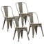 Chaise de patio empilable Yancey-479040906