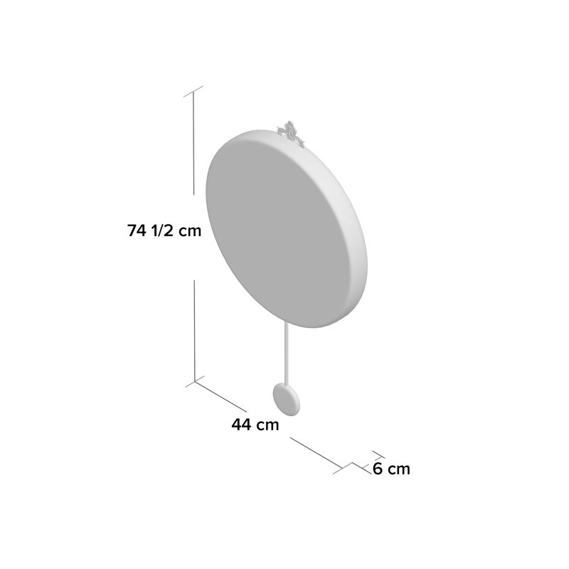 Acker Metal Wall Clock