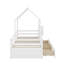 Lit simple avec 2 tiroirs de rangement et garde-corps-439295928