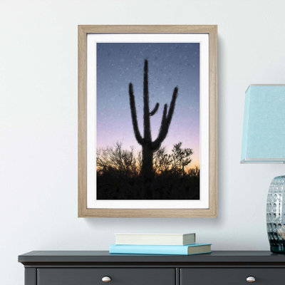 Saguaro Cactus in Tucson Arizona - Picture Frame Photograph Print