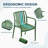 Outdoor Stacking Dining Armchair-347592390