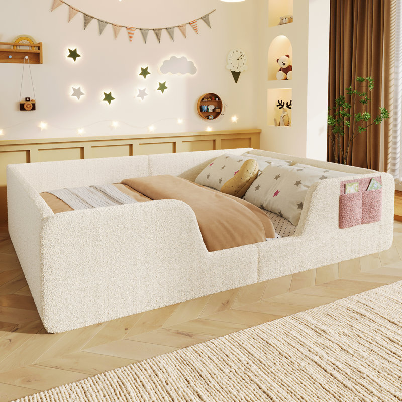 Bed, Beige