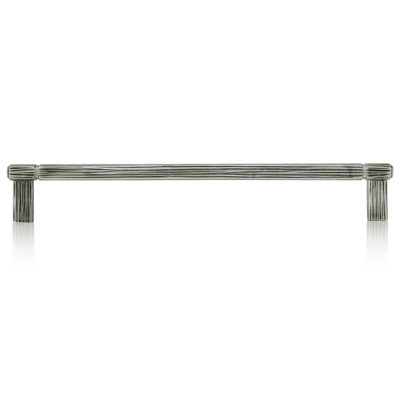 8" C TO C BARNARD PULL; BURNISHED PEWTER FINISH