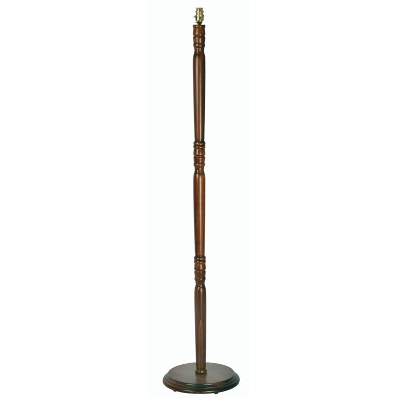 Brazeal 131.5cm Traditional Floor Lamp, Oak Wood