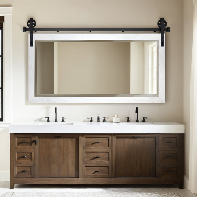 Miroir Rayne, Blanc