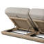 Chaise longue d'extérieur en osier Aya Evie