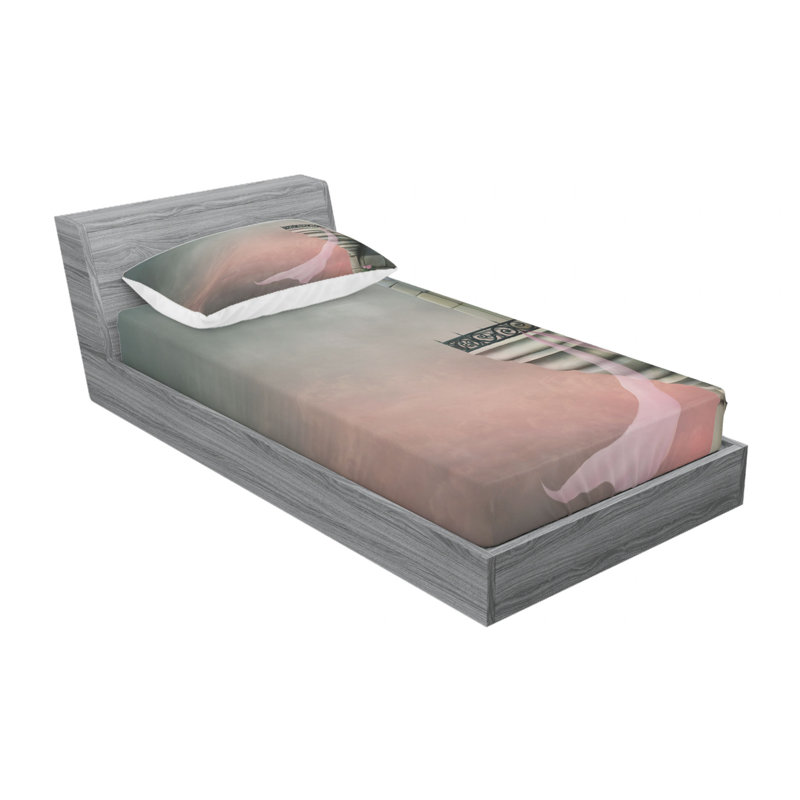 Microfiber Sheet Set, Twin XL Sheet Set with Fitted Sheet
