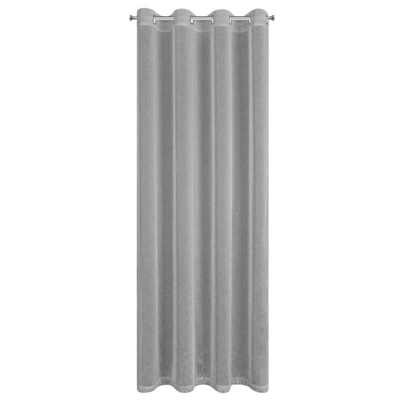 Adela Semi Sheer Curtain Single Panel, White