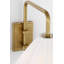 Waylon 8" Articulating Sconce with Silk Pleated Shade-1668789663