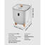 Chauffe-serviettes 25L avec deux modes de chauffage