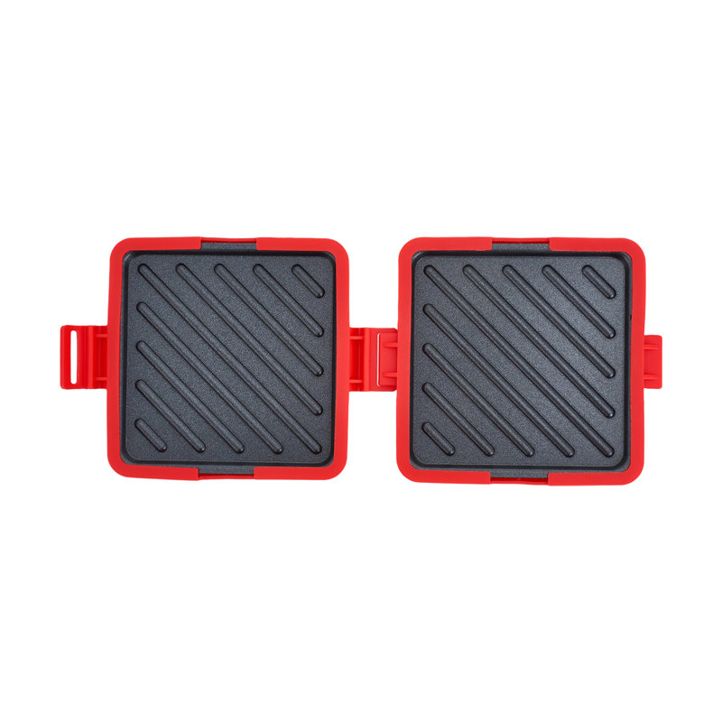 14cm Reversible Grill / Griddle, Red