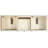 71.77151'' Double Bathroom Vanity with Marble Top
