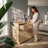 Fluted 6-Drawer Dresser with Solid Wood Base-52821735