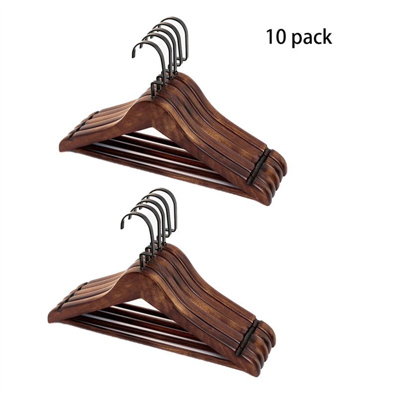 Femmefit Multi-Purpose Solid Wood Hanger, 10