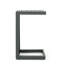 Modern C-Shaped Outdoor Side Table